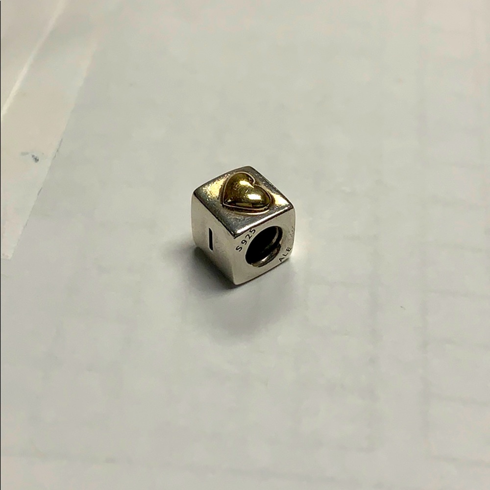 Pandora I Love You engraved heart box charm.